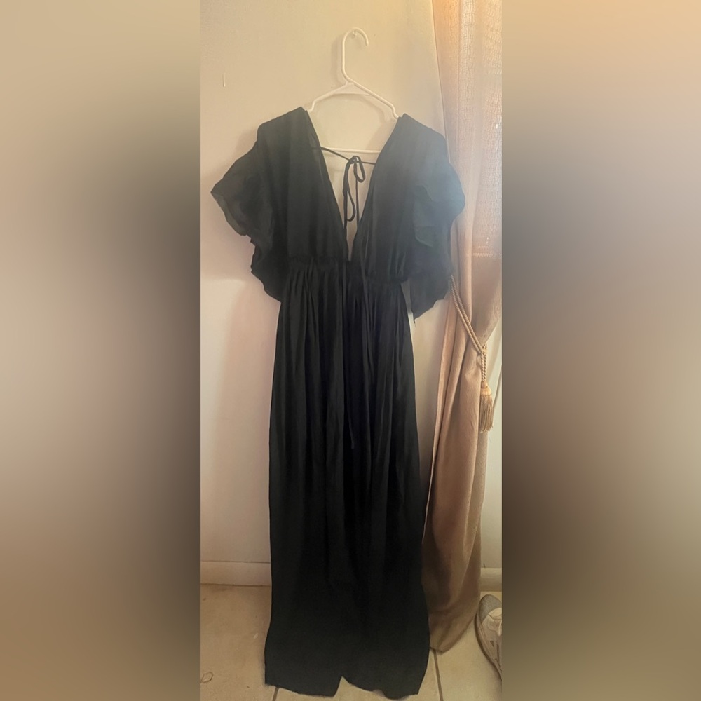Flawless Black Maxi Dress